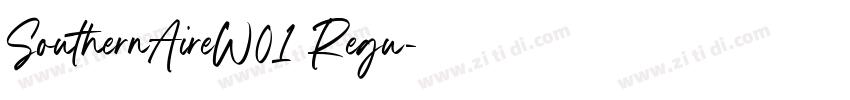 SouthernAireW01 Regu字体转换